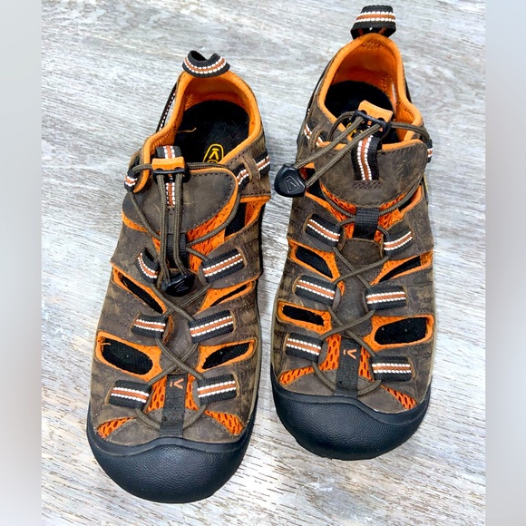 KEEN Men’s Arrolló lI Hiking Sandal black olive/ Bombay size 8